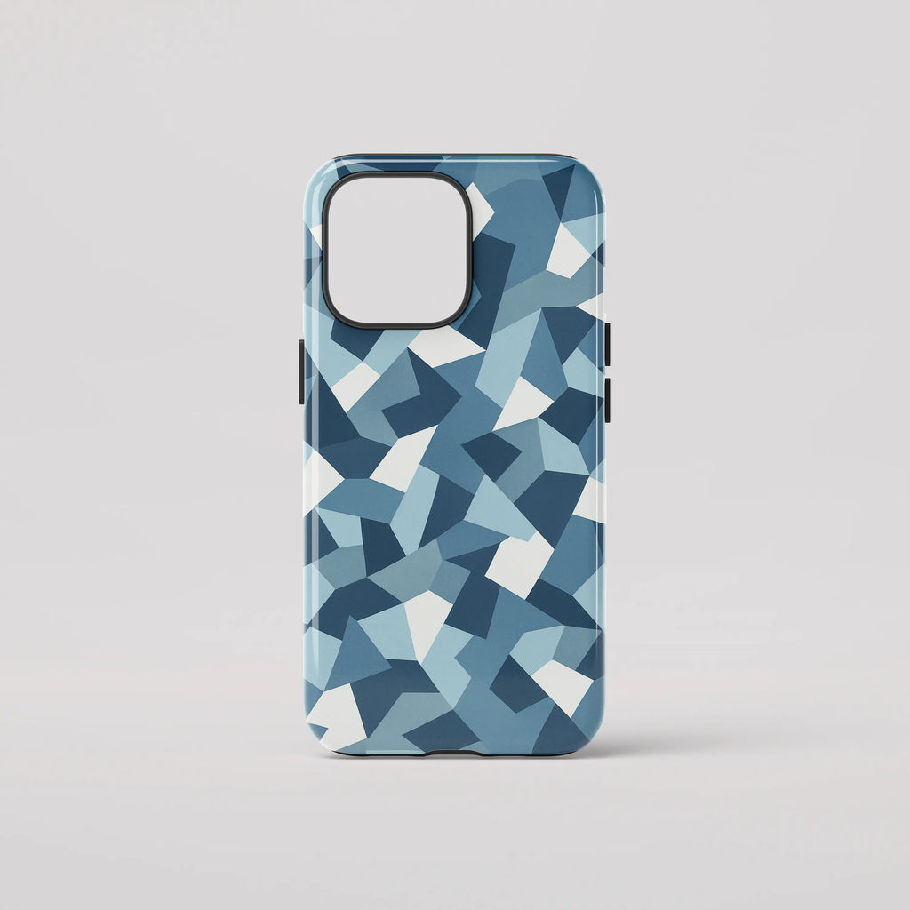 Light blue Camouflage - iPhone Tough Case - Fast shipping - Made in Europe