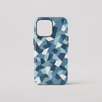 Light blue Camouflage - iPhone Tough Case - Fast shipping - Made in Europe