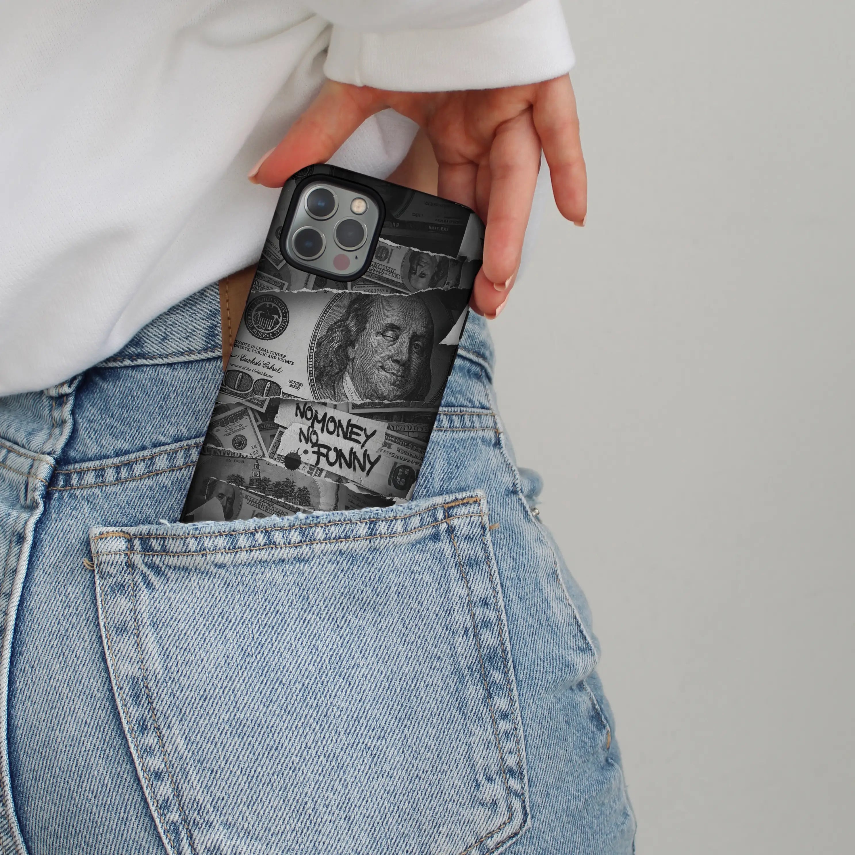 No Money No Funny - iPhone Tough Case - Fast shipping - Made in Europe