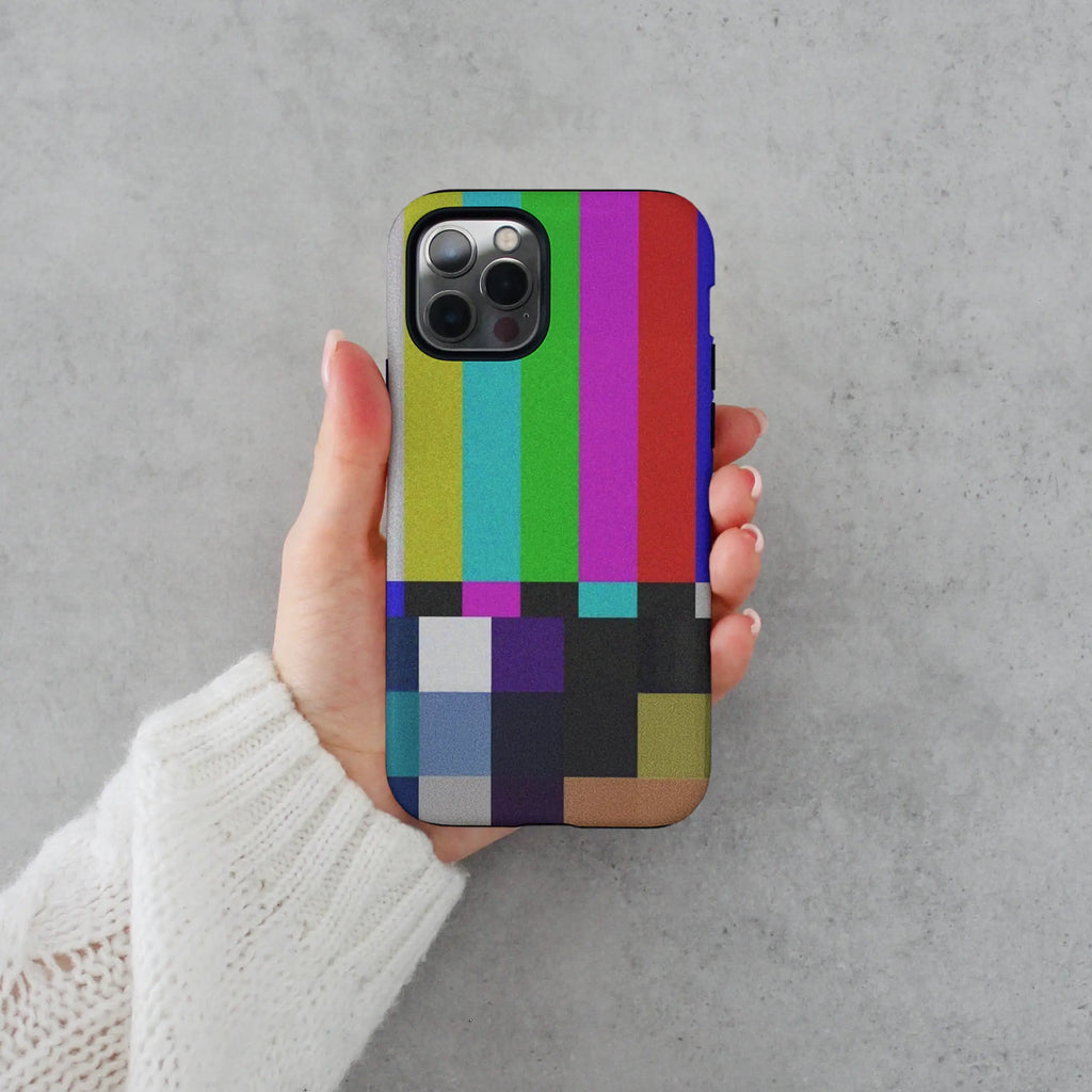 No Signal TV - iPhone Tough Case - Fast shipping - Made in Europe